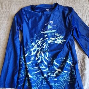 Old Navy Kids Blue Surfing Rash Guard☀️☀️
